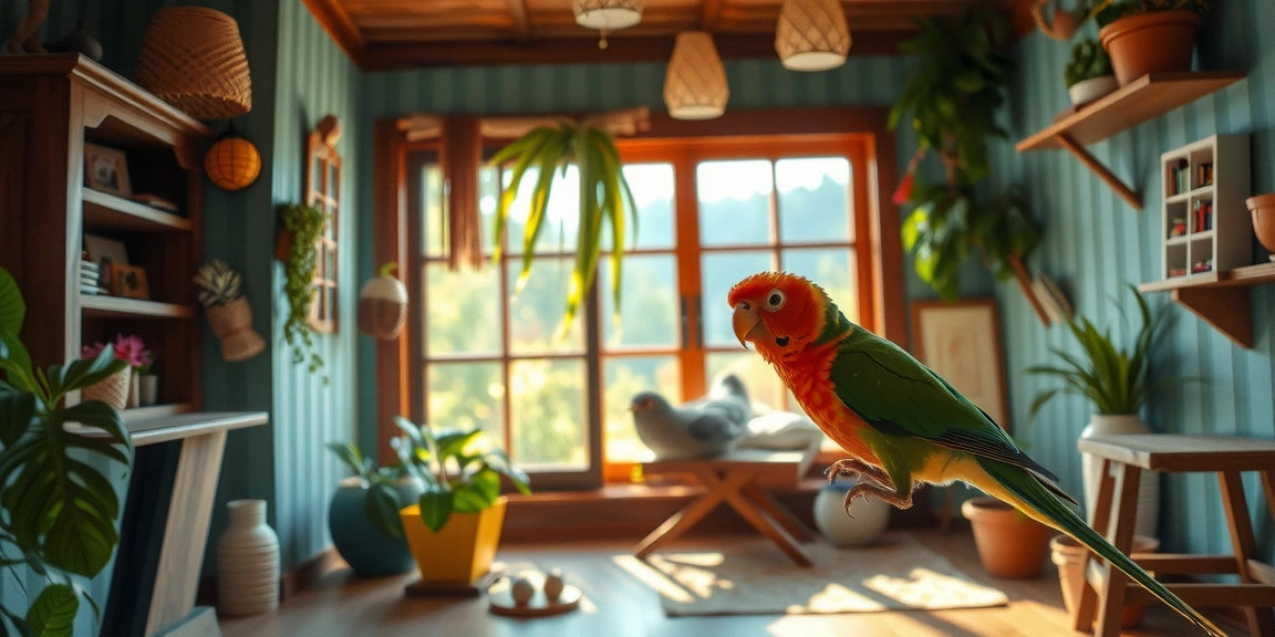 Illustration for 5 Essential Steps to Create a Safe Featherden Habitat for Your Pet Bird in 2026