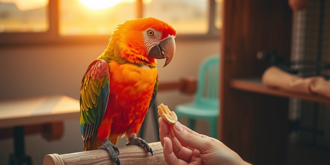 Illustration for 5 Steps to Stop Feather Plucking in Your Parrot With Positive Training