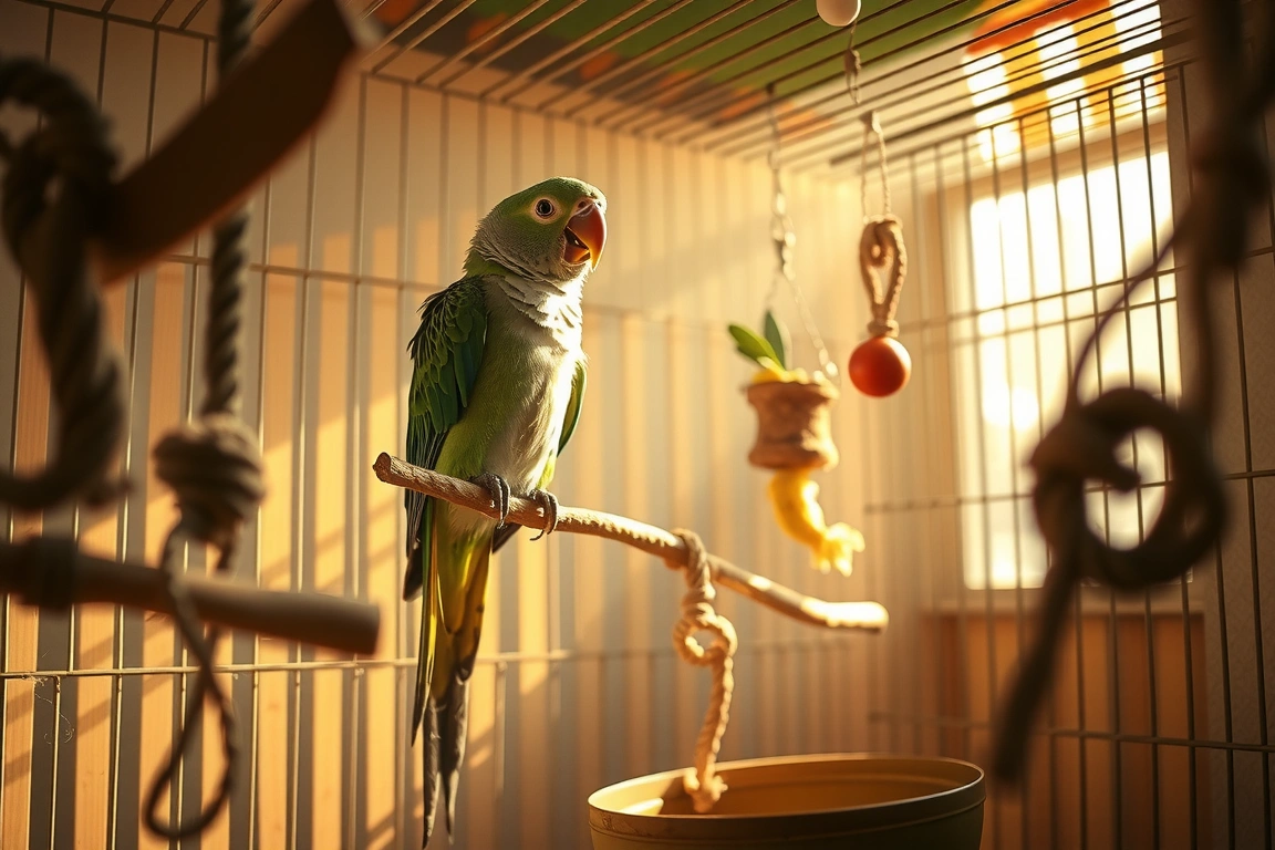 The Environmental Overhaul – Building a Pluck-Proof Habitat — A Step-by-Step Guide to Managing Feather Plucking in Parrots