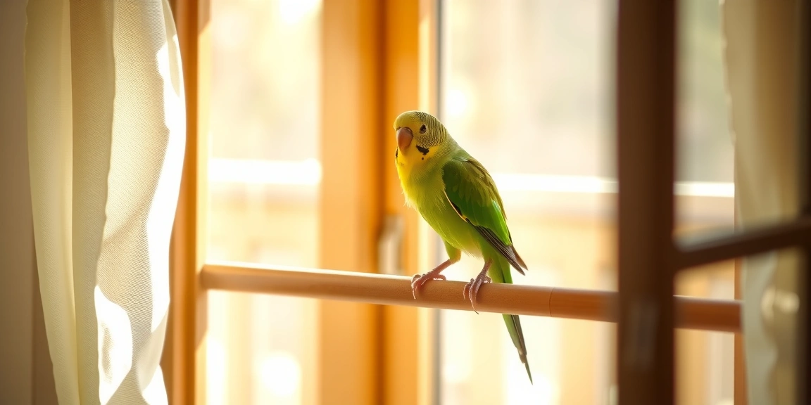 Illustration for How To Care For A Pet Parakeet