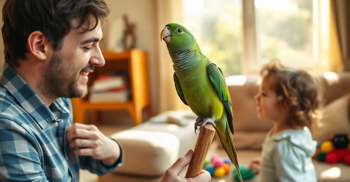 Illustration for How to Train Your Parrot to Talk and Mimic Sounds Effectively
