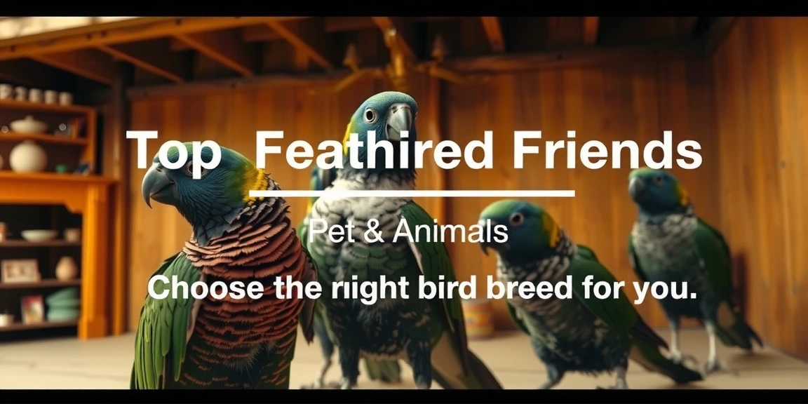 Illustration for Top Feathered Friends: Choosing the Right Bird Breed for You in 2026